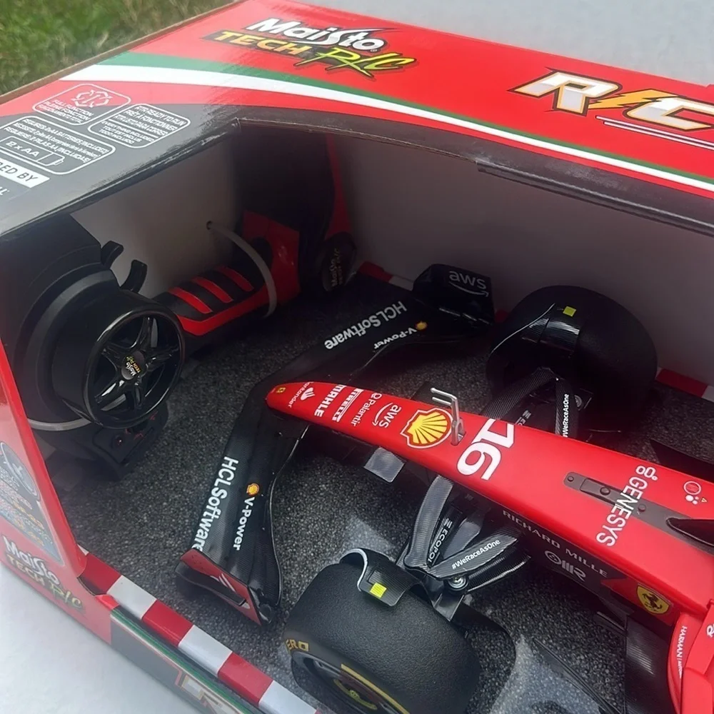 Ferrari Red Formula 1 Toy Car Sleek Design